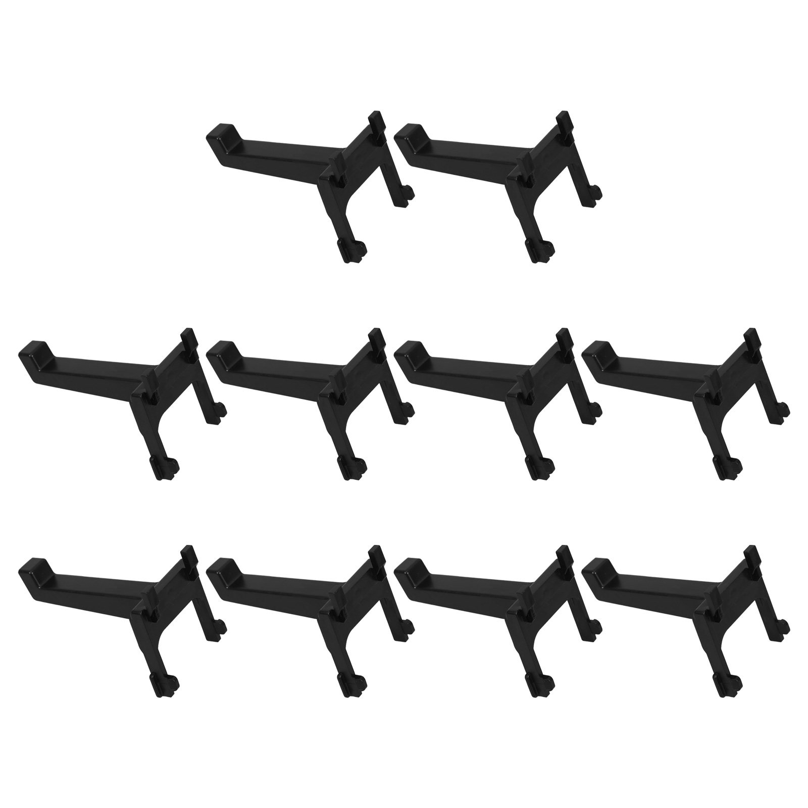 Workshop Tools Hanger - 10Pcs Square Hole Pegboard Hooks Heavy