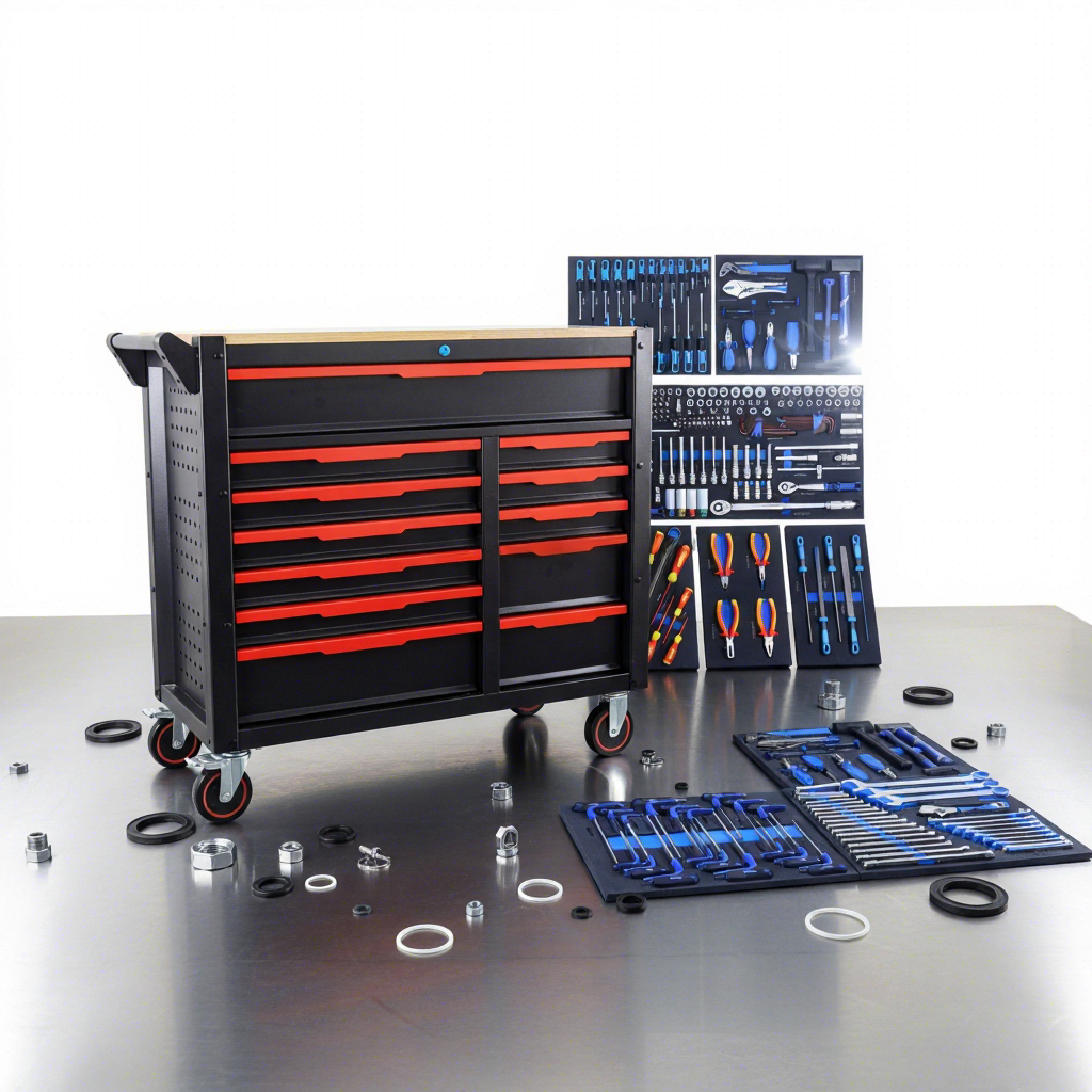 Workshop Garage Tools Manufacturer - 287Pcs Tool Set Combination Tool Cabinets