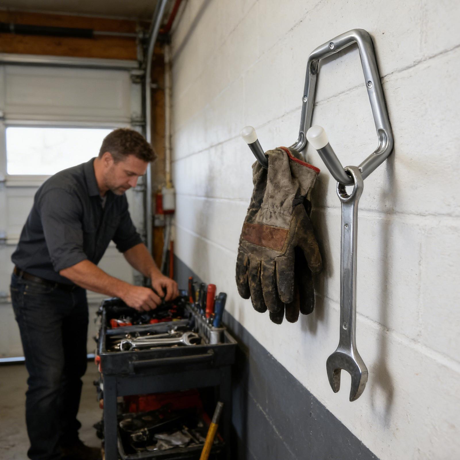 Workshop Tools Hanger - Ladder Hooks Garage Storage Utility Hose