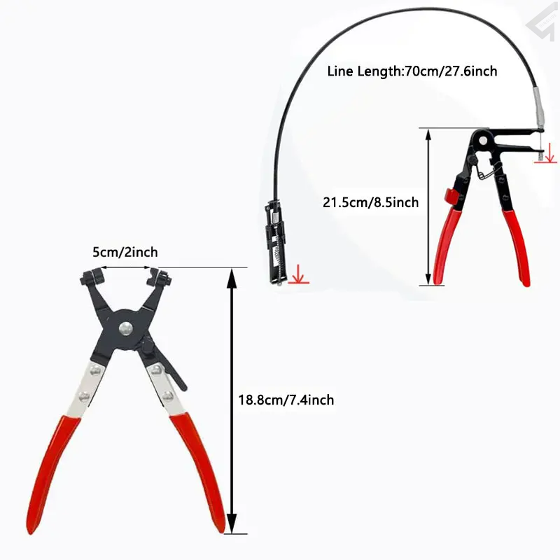 Long Reach Wire Spring Hose Cl - Workshop Tools Sale recension och pris