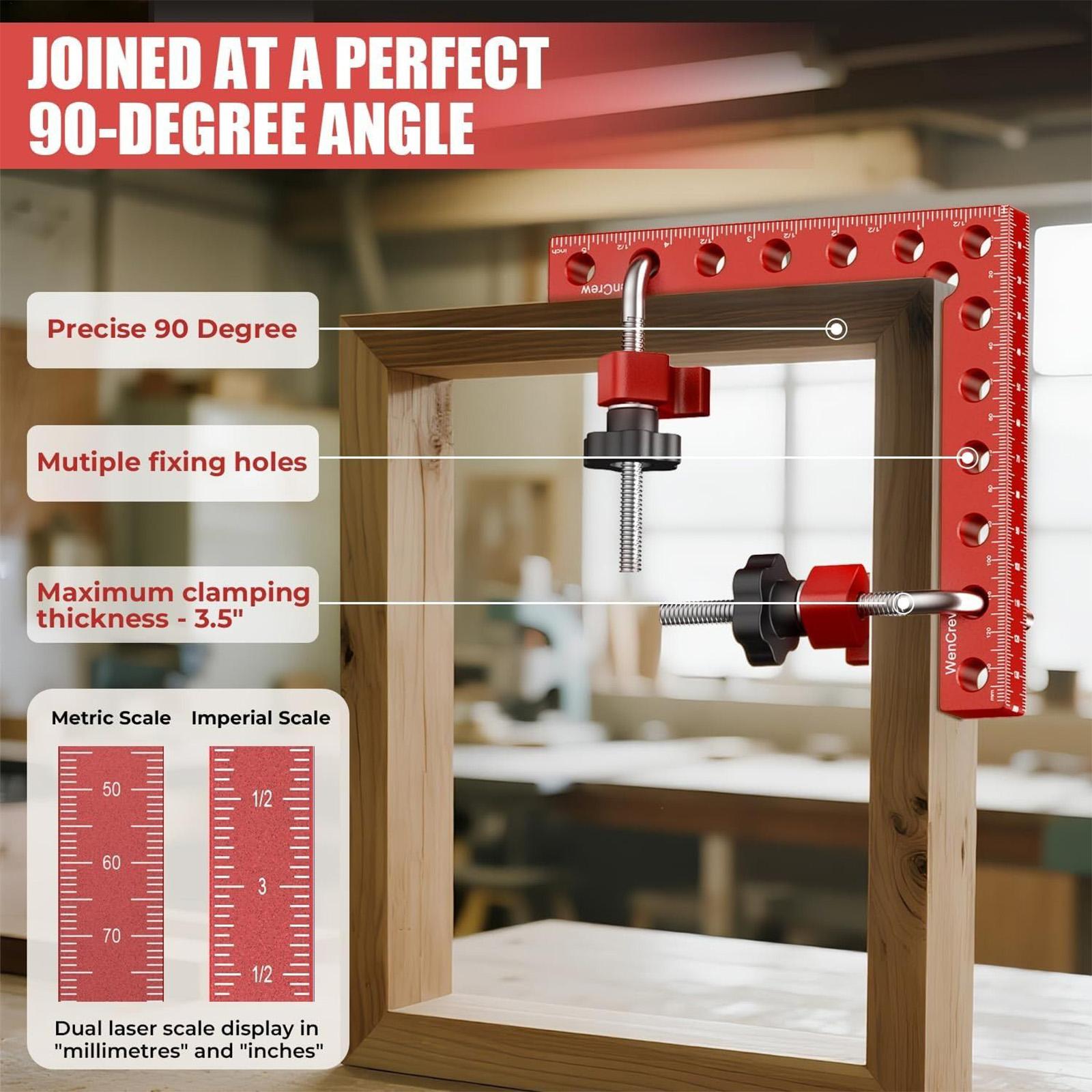 1 Set 90 Degree Premium Alumin - Angle Clamp 90 recension och pris