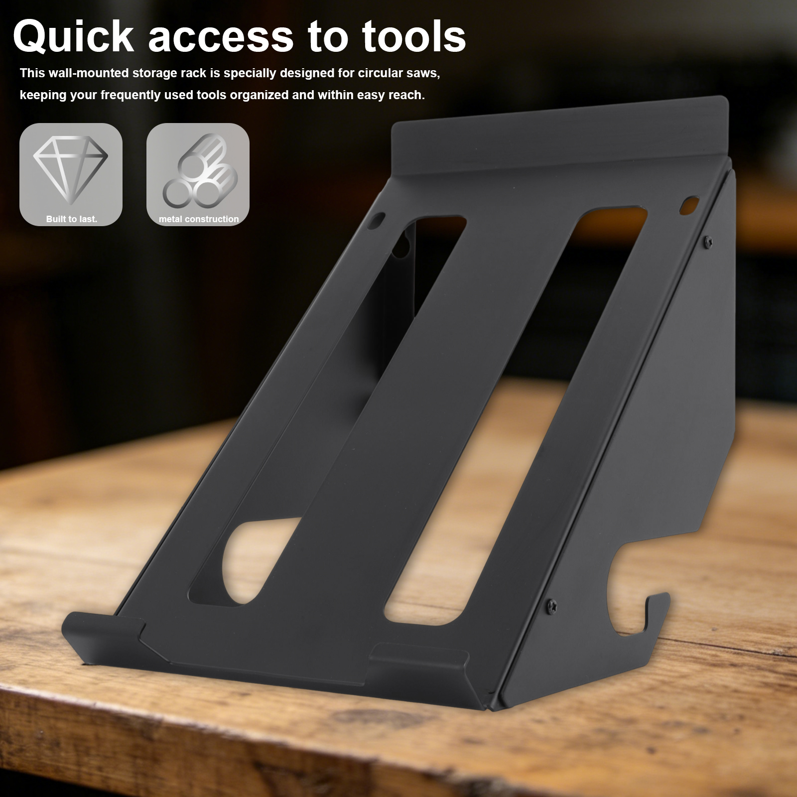 Circular Saw Holder for Shed G - Workshop Tools Hanger recension och pris