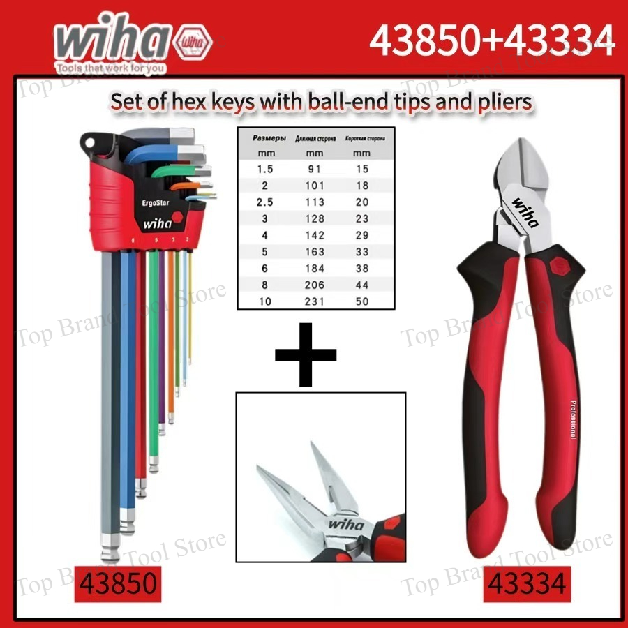 WIHA 43850 9Pcs Hex L Key Set, - Tools Vn recension och pris