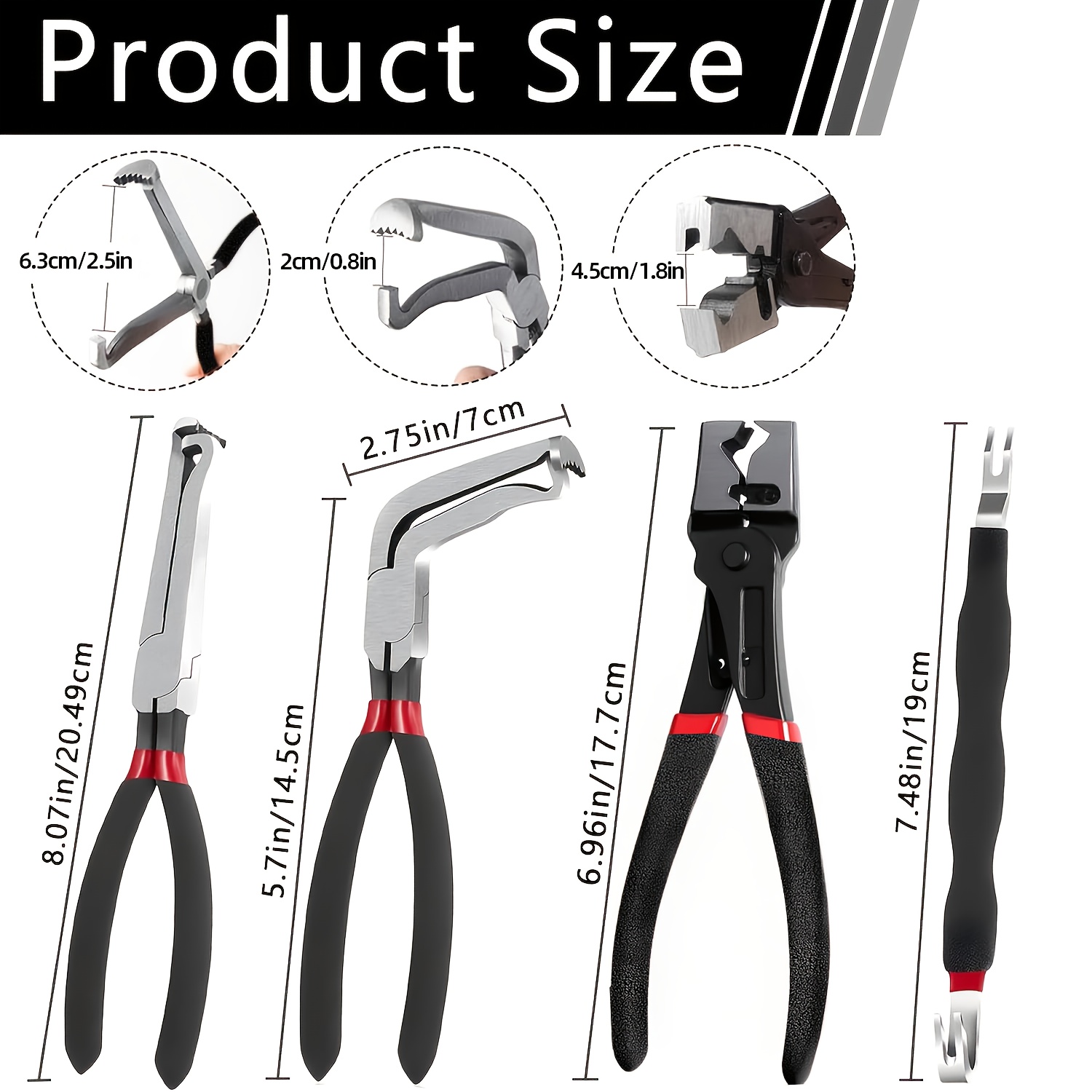 5Pcs Electrical Disconnect Pli - Workshop Tools Sale recension och pris