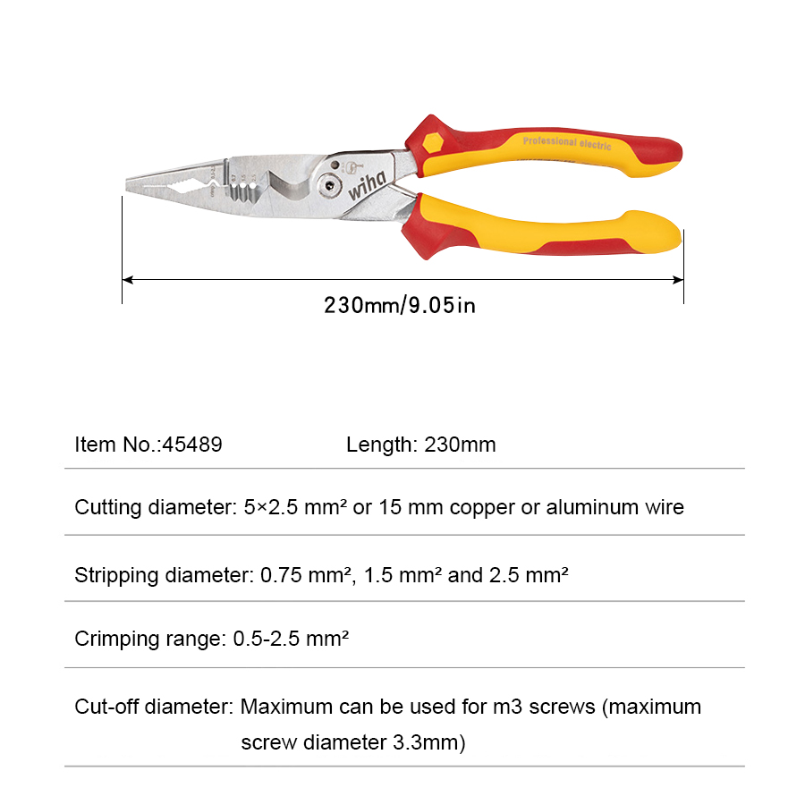 WIHA 8 in 1 Insulated Pliers 1 - Tools Vn recension och pris