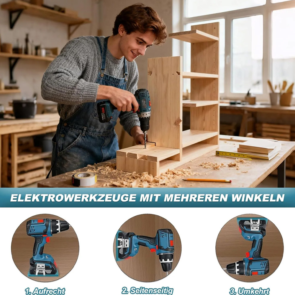 1/5PCS Tool Drill Mount Holder - Workshop Tools Hanger recension och pris