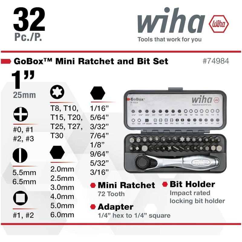 WIHA 74984 GoBox Drill Bit Set - Tools Vn recension och pris